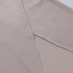 Satin Cowl Neck Spaghetti Strap Maxi Dress with High Slit
