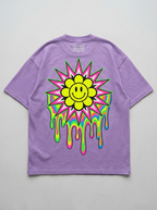 Acid Bloom Oversized T-Shirt - Back view