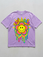 Acid Bloom Oversized T-Shirt - Front view