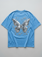Chrome Flight Oversized T-Shirt - Back view