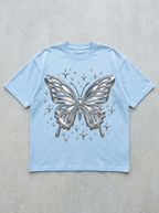 Chrome Flight Oversized T-Shirt - Front view