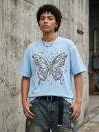 Chrome Flight Oversized T-Shirt - Worn by model