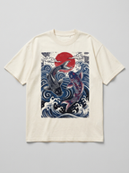 Midnight Koi Oversized T-Shirt - Front view