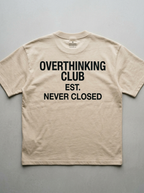 Overthinking Club Oversized T-Shirt - Back view