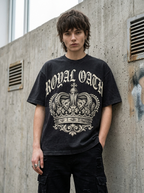 Royal Oath Oversized T-Shirt - Worn by model