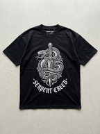 Serpent Creed Oversized T-Shirt - Front view
